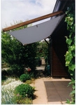FLORACORD Sonnensegel, rechteckig, 270 x 140 cm - silberfarben