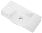 FACKELMANN Waschplatz-Set &raquo;SBC G&auml;ste Bad&laquo;, 55cm links Anthrazit - grau
