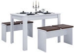 VCM Esstisch &raquo;Esal XXL&laquo;, BxL: 70 x 110 cm - weiss
