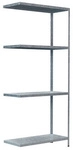 SCHULTE REGALWELT Steckregal, HxBxT: 180x80x35 cm, verzinkt - grau