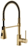 LENZ K&uuml;chenarmatur &raquo;KALANI&laquo;, 3/8", Messing, goldfarben