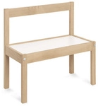 Pinolino Kinderbank, BxHxL: 53 x 51 x 27 cm, buchenfarben/wei&szlig; - beige
