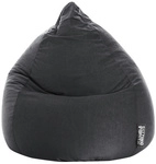 Sitting Point Sitzsack &raquo;BeanBag EASY XL&laquo;, anthrazit, BxH: 70 x 110 cm - schwarz