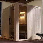WEKA Sauna &raquo;Halmstad 2&laquo;, BxHxT: 194 x 199 x 177 cm - beige