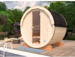 PALMAKO Fasssauna &raquo;Anita&laquo;, B x H x T: 200 x 206 x 160 cm, naturbelassen,