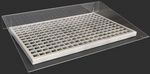 Queence Lichtschachtabdeckung, aus Acryl, LxB: 110 x 55 cm - transparent