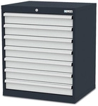 Simplaflex Schubladenschrank, BxHxT: 70 x 82 x 57,5 cm - grau