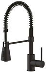 LENZ K&uuml;chenarmatur &raquo;KALANI&laquo;, 3/8", Messing, schwarz-matt