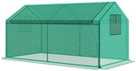 Outsunny Folien-Gew&auml;chshaus, LxBxH: 180 x 92 x 92 cm - gruen