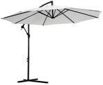 Outsunny Sonnenschirm, H&ouml;he: 250 cm, cremewei&szlig; - beige