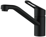 LENZ K&uuml;chenarmatur &raquo;MILA&laquo;, 3/8", Messing, schwarz-matt