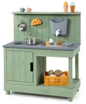 MUDDY BUDDY Matschk&uuml;che &raquo;Mud Expert&laquo;, LxBxH: 80x40x90 cm, Holz - gruen