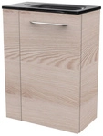 FACKELMANN Waschplatz-Set &raquo;SBC G&auml;ste Bad&laquo;, 45cm rechts Alaska Esche - braun