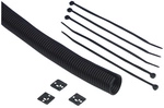REV-Ritter Kabelspiralen-Set, Kunststoff, 1 St&uuml;ck - schwarz