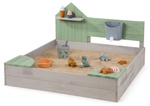 MUDDY BUDDY Sandkasten, LxBxH: 100 x 100 x 60 cm - grau