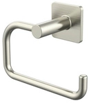 LENZ Toilettenpapierhalter &raquo;VENT&laquo;, Nickel-matt, Montageart: Kleben oder...