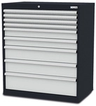 Simplaflex Schubladenschrank, BxHxT: 90 x 102 x 57,5 cm - grau