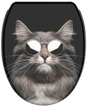 Sanilo WC-Sitz &raquo;Cool Cat&laquo;, mit Absenkautomatik und Schnellverschluss, Holz -