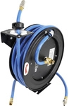 BGS Technic Druckluftschlauch, mit Aufroller, automatisch, 15 m - blau