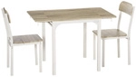 HOMCOM Essgruppe, LxBxH: 110 x 70 x 75 cm - natur