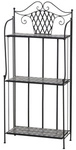 GARDAMO Gartenregal &raquo;Como&laquo;, BxHxT: 62 x 142 x 63 cm, Stahl - schwarz