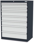 Simplaflex Schubladenschrank, BxHxT: 90 x 122 x 57,5 cm - grau