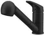 LENZ K&uuml;chenarmatur &raquo;LIVIA&laquo;, 3/8", Messing, schwarz-matt