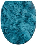 Sanilo WC-Sitz &raquo;Fluffy&laquo;, mit Schnellverschluss Fluffy, Blau, Oval