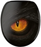 Sanilo WC-Sitz &raquo;Black Eye&laquo;, WC Sitz mit Absenkautomatik Black Eye, Schwarz,...