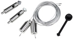 AQUATLANTIS Stahlseilsystem f&uuml;r EasyLED Universal - silberfarben
