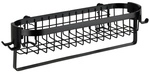 WENKO Wandablage &raquo;Classic Pl. schwarz&laquo;, Stahl, schwarz