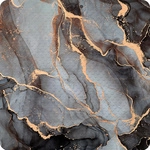 Sanilo Badematte &raquo;Marmor Abstrakt&laquo;, 53 x 53 cm, Grau, Quadratisch