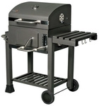 THOR Holzkohlegrill &raquo;Ottawa&laquo;, Edelstahlrost, 47,5x41cm, Rost-in-Rost - schwarz
