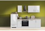 MENKE K&Uuml;CHEN K&uuml;chenblock &raquo;White Premium&laquo;, Gesamt BxHxT: 270 x 224 x 60 ,...