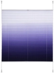 LIEDECO Klemmfix-Plissee, 75x130 cm - blau