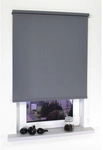 LIEDECO Seitenzug-Rollo, dunkelgrau, Polyester
