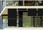 FLORACORD Sonnen-Rollo, rechteckig, 100 x 240 cm - schwarz