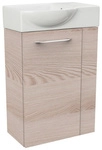FACKELMANN Waschplatz-Set &raquo;SBC G&auml;ste Bad&laquo;, 45cm links Alaska Esche - braun