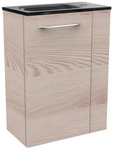FACKELMANN Waschplatz-Set &raquo;SBC G&auml;ste Bad&laquo;, 45cm links Alaska Esche - braun