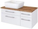 HELD M&Ouml;BEL Waschtisch &raquo;Davos&laquo;, BxHxT: 90 x 54 x 47 cm - weiss