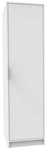 FACKELMANN Stauraumschrank, f&uuml;r W&auml;schek&ouml;rbe 1 T&uuml;r Wei&szlig; 500x1882x651 mm -...