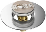 Sanilo Waschbeckenst&ouml;psel &raquo;Home&laquo;, 340 mm - 380 mm, Braun, Rund