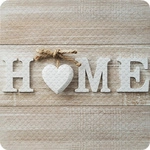 Sanilo Badematte &raquo;Home&laquo;, 53 x 53 cm, Braun, Quadratisch