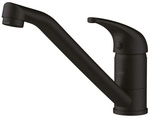 LENZ K&uuml;chenarmatur &raquo;AURORA&laquo;, 3/8", Messing, schwarz-matt