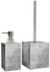 Sanilo Seifenspender &raquo;Beton&laquo;, 165 mm - 70 mm, Grau, Rechteckig