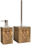 Sanilo WC-B&uuml;rste &raquo;True Love&laquo;, H 37 cm, Braun, Rechteckig