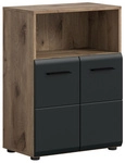Badezimmerschrank, BxHxT: 60 x 80 x 30 cm - braun
