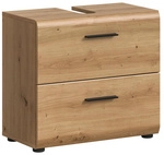 Badezimmerschrank, BxHxT: 60 x 54 x 60 cm - braun