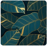 Sanilo Badematte &raquo;Monstera&laquo;, 53 x 53 cm, Dunkelgr&uuml;n, Quadratisch - gruen