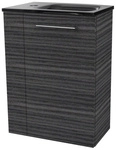 FACKELMANN Waschbeckenunterschrank &raquo;SBC G&auml;ste Bad&laquo;, rechts, Dark-Oak, BxHxT: 44 x